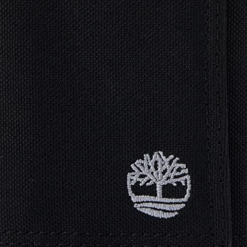 Timberland Men's Trifold Nylon Wallet Black | 13 Card Slots, ID Window, Billfold thumbnail 3