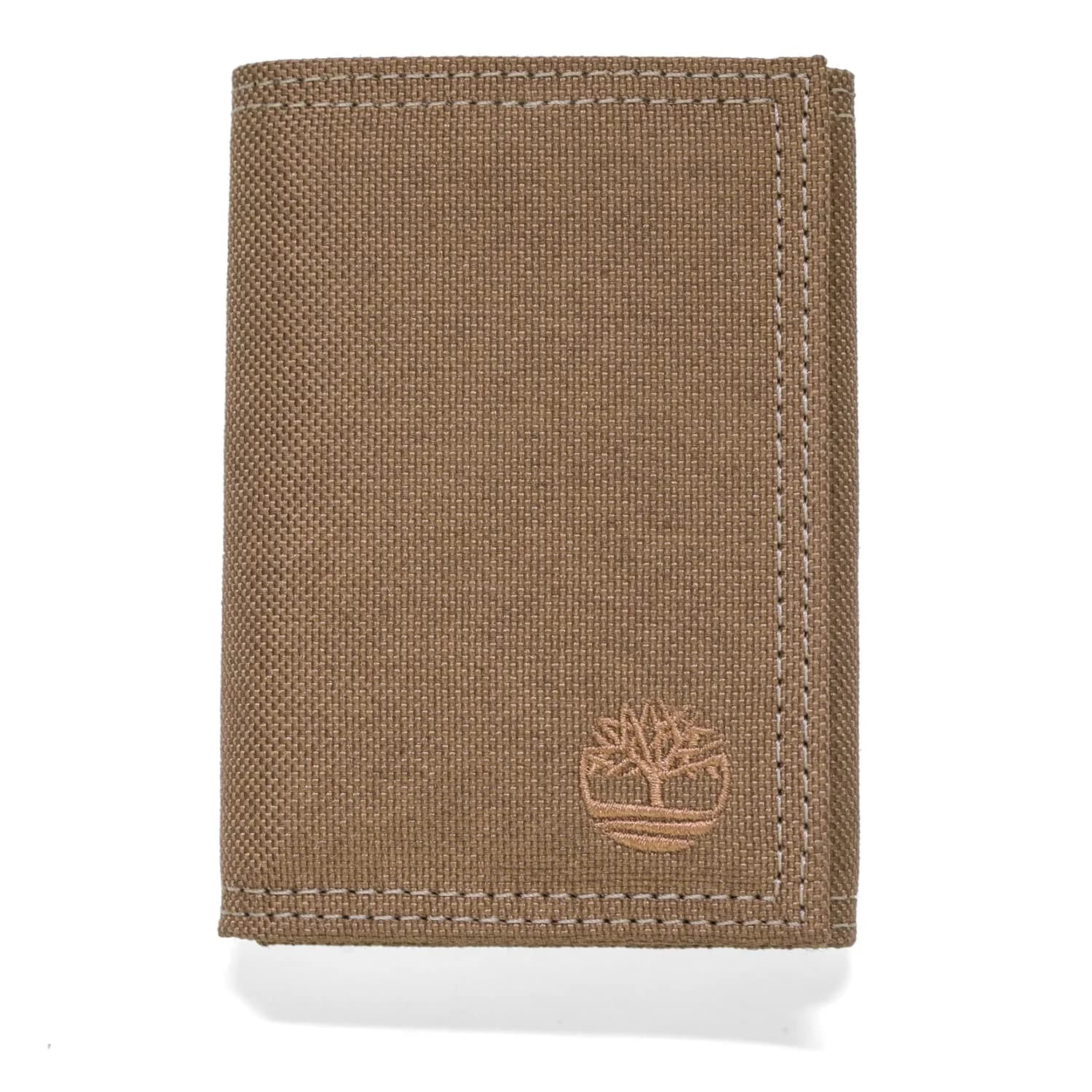 Timberland Men's Trifold Nylon Wallet - Khaki, One Size | Durable & Secure - main product image