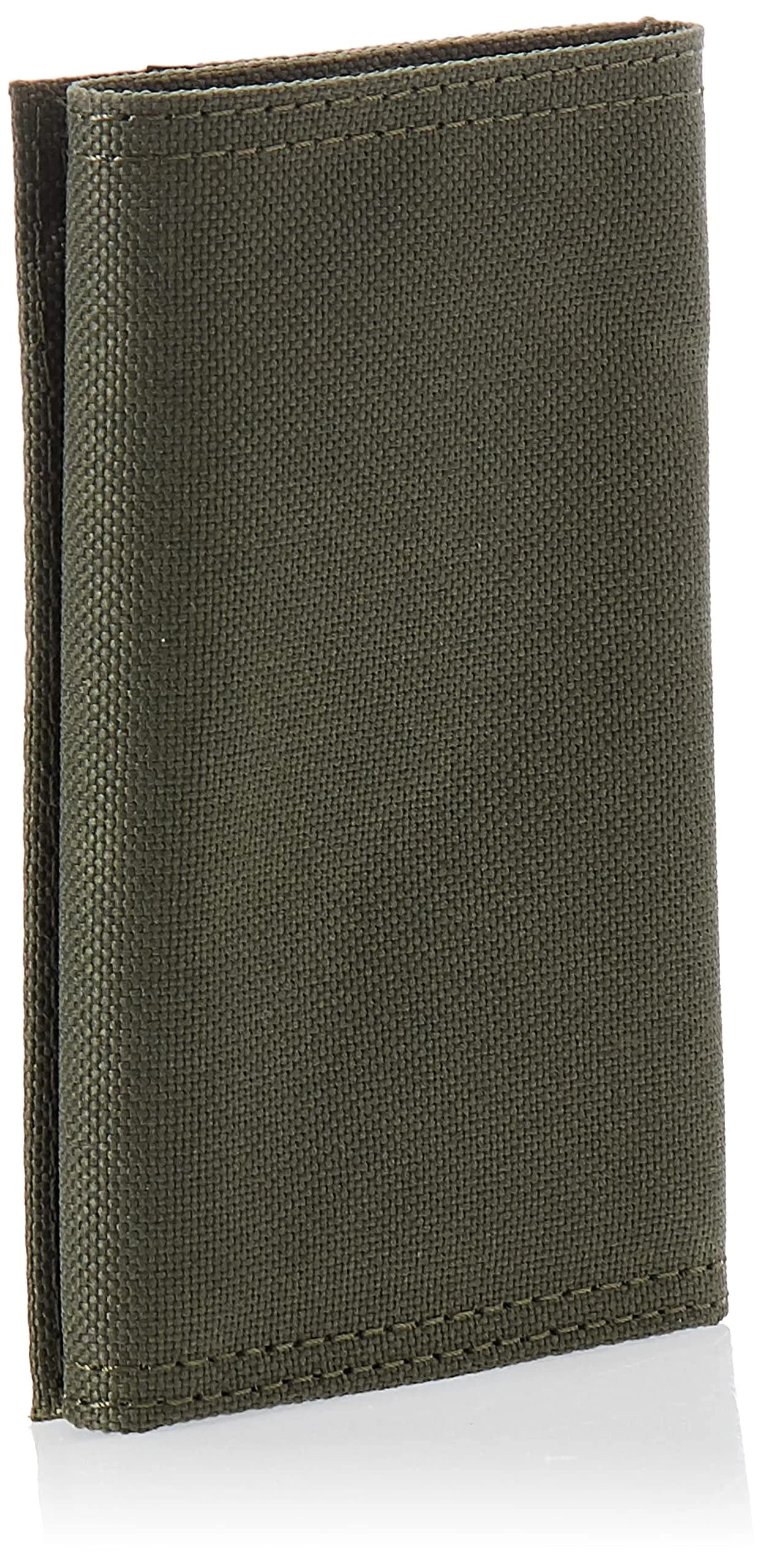 Timberland Men's Trifold Nylon Wallet Olive | 13 Card Pockets, ID Window, Billfold - view 2