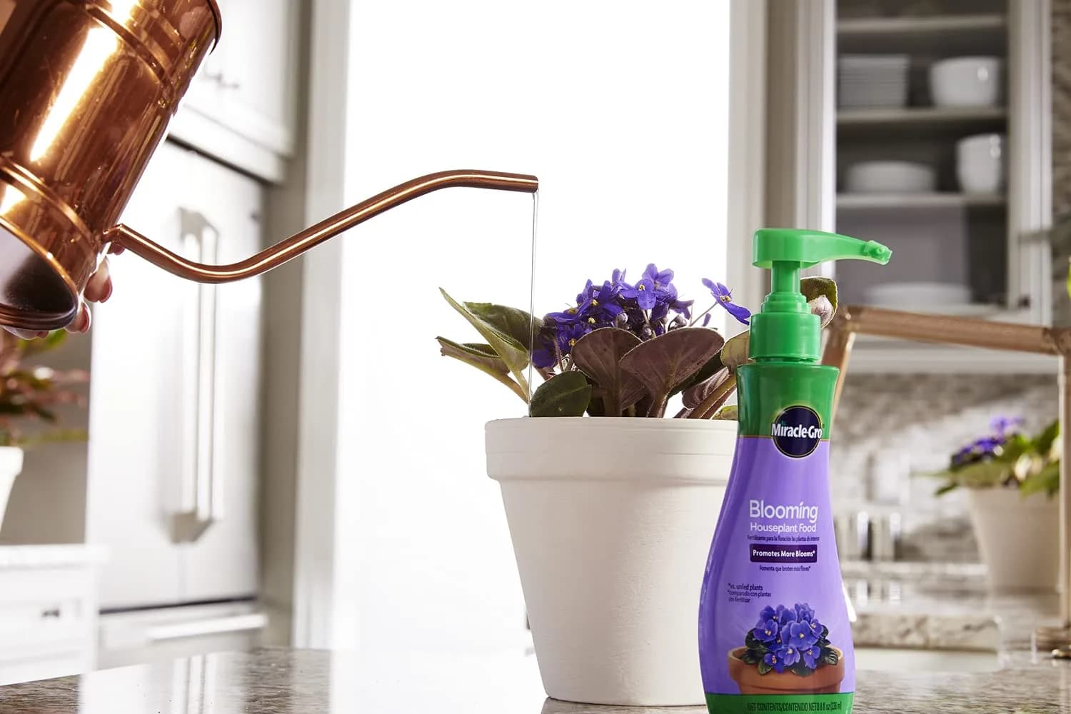 Miracle-Gro Blooming Houseplant Food, Plant Fertilizer 48 fl oz (6 x 8 fl oz Bottles) | Promotes More Blooms - view 6