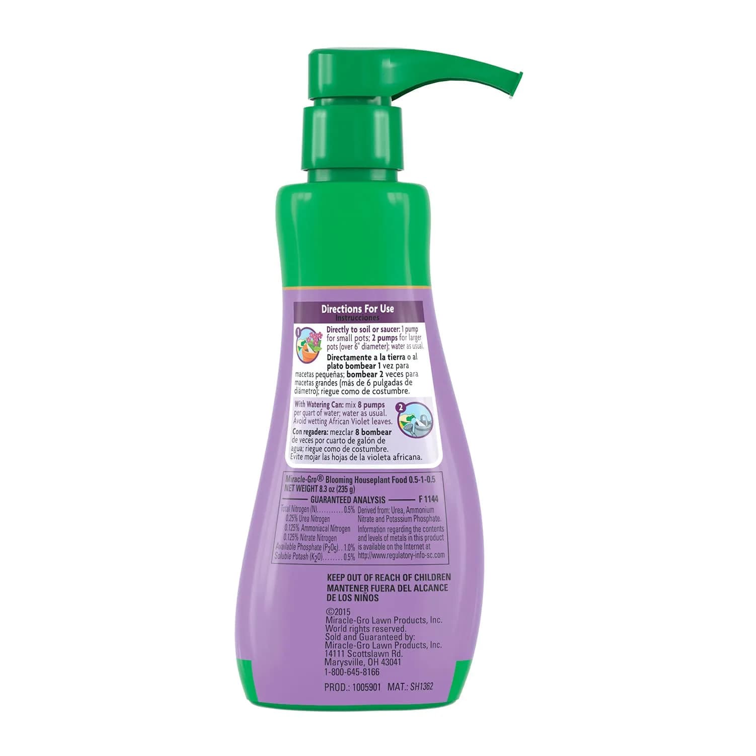 Miracle-Gro Blooming Houseplant Food, Plant Fertilizer 48 fl oz (6 x 8 fl oz Bottles) | Promotes More Blooms - view 7