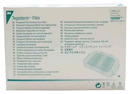 3M Tegaderm Film Dressing, Rectangle 4.75" x 4" | Waterproof, Sterile, Latex-Free thumbnail 1