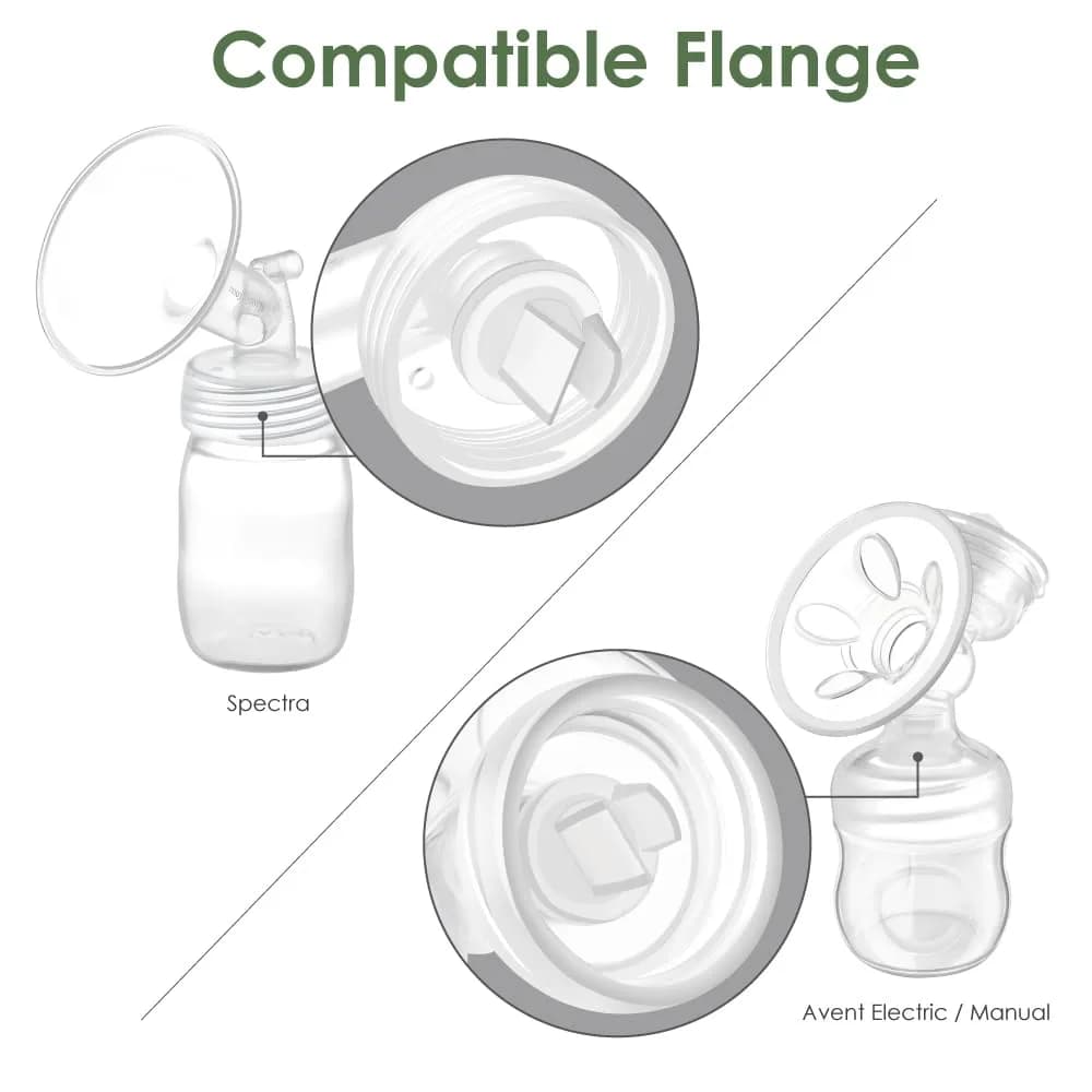 Maymom 2nd Generation Pump Valves with Pull Tab for Spectra S1, S2, Avent Comfort Pumps (4 pc, Clear White) | BPA-Free Silicone - view 7