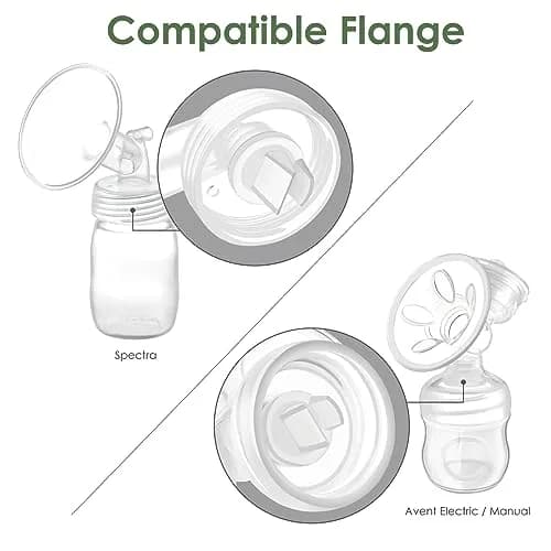 Maymom 2nd Generation Pump Valves with Pull Tab for Spectra S1, S2, Avent Comfort Pumps (4 pc, Clear White) | BPA-Free Silicone thumbnail 7