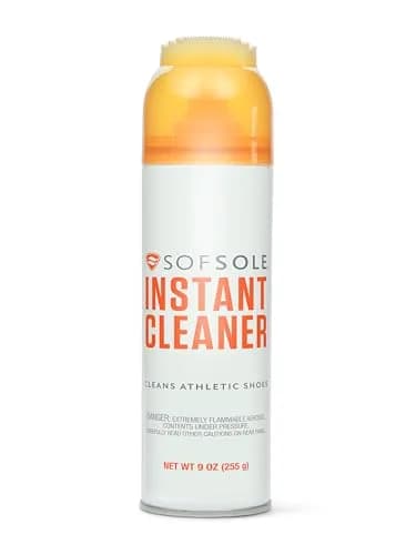 Sof Sole Instant Cleaner Foaming Stain Remover 148ml (5 Fl Oz) | Built-in Scrubber for Athletic Shoes thumbnail 1