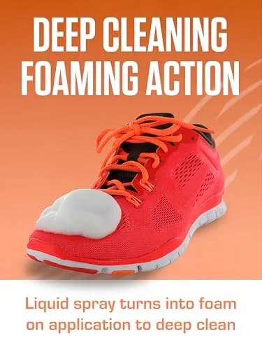 Sof Sole Instant Cleaner Foaming Stain Remover 148ml (5 Fl Oz) | Built-in Scrubber for Athletic Shoes thumbnail 3