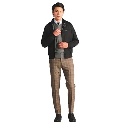 Members Only Men's Classic Iconic Racer Slim Fit Jacket (Black, Small) | Timeless Style for Men thumbnail 5