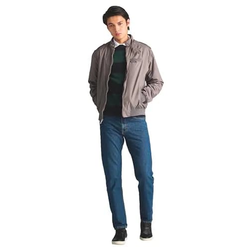 Members Only Men's Classic Iconic Racer Slim Fit Jacket (Grey, Large) | All-Weather Windbreaker thumbnail 7