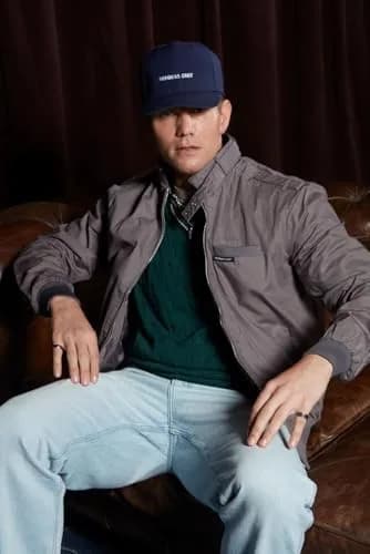 Members Only Men's Classic Iconic Racer Slim Fit Jacket (Grey, Large) | All-Weather Windbreaker thumbnail 3