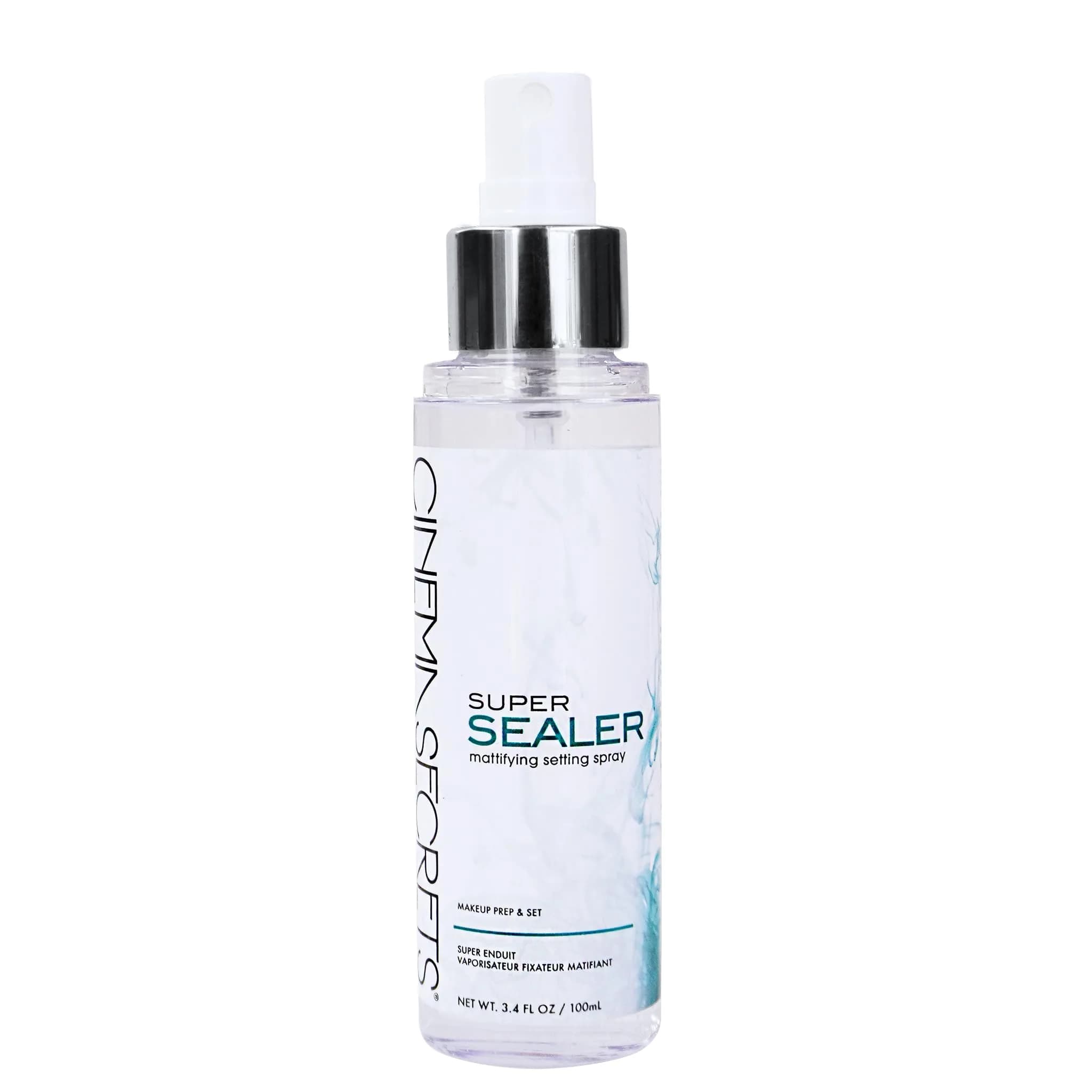 Cinema Secrets Super Sealer Setting Spray 100ml (3.4 Fl Oz) | Locks Makeup for Long-Wear & High Humidity — 3.4 Fl Oz