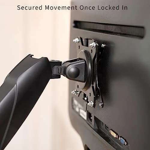 VIVO Adapter VESA Mount Quick Release Bracket Kit, Stand & Wall Mount, 75x75mm/100x100mm, Black | Easy LCD Monitor & TV Mounting thumbnail 9