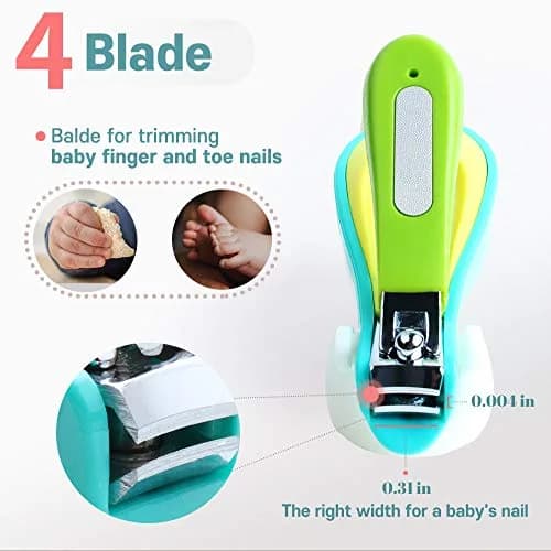 ROYAL Baby Whale Nail Clipper with Magnifier SMC-2 (1 Unit) | Made in Korea thumbnail 5