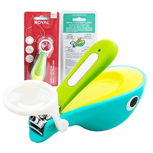 ROYAL Baby Whale Nail Clipper with Magnifier SMC-2 (1 Unit) | Made in Korea thumbnail 1