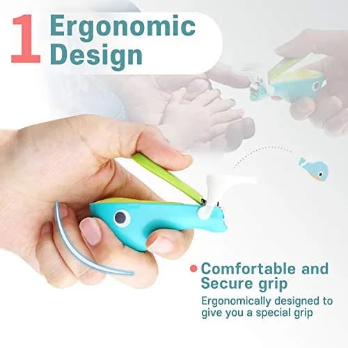 ROYAL Baby Whale Nail Clipper with Magnifier SMC-2 (1 Unit) | Made in Korea thumbnail 2