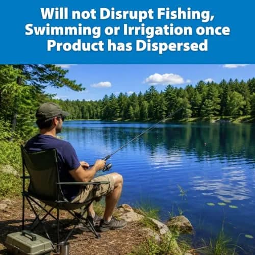 Monterey Qt Dark Blue Pond Dye | 1 Quart Treats 1 Acre Water 4-6 ft Deep, Fish & Bird Safe thumbnail 4