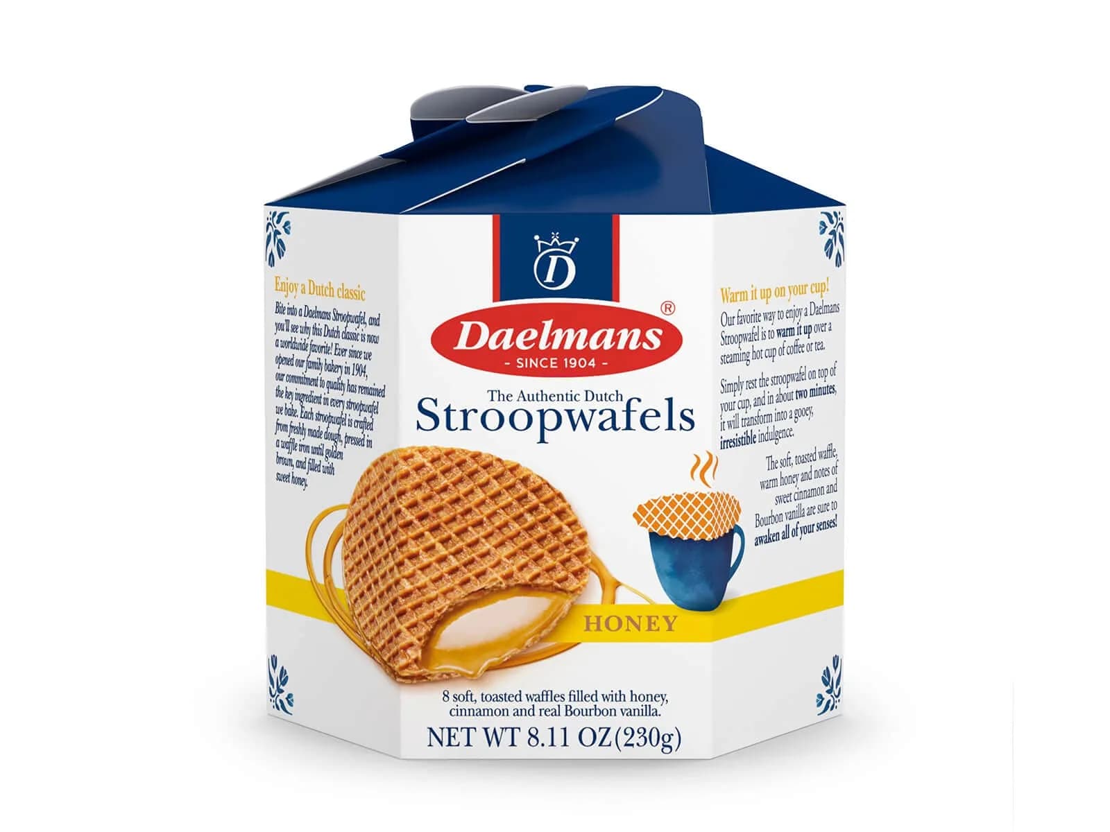 Daelmans Stroopwafels Honey Dutch Waffle Cookies 8.11 Oz | Authentic Caramel & Honey Wafers