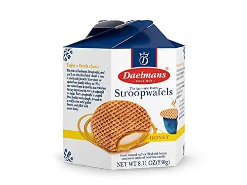 Daelmans Stroopwafels Honey Dutch Waffle Cookies 8.11 Oz | Authentic Caramel & Honey Wafers thumbnail 2