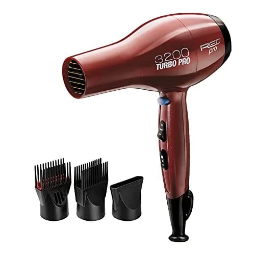 RED Pro 3200 Turbo Pro Detangler AC Hair Dryer | 3 Heat/2 Speed, Cool Shot, 3 Attachments thumbnail 1