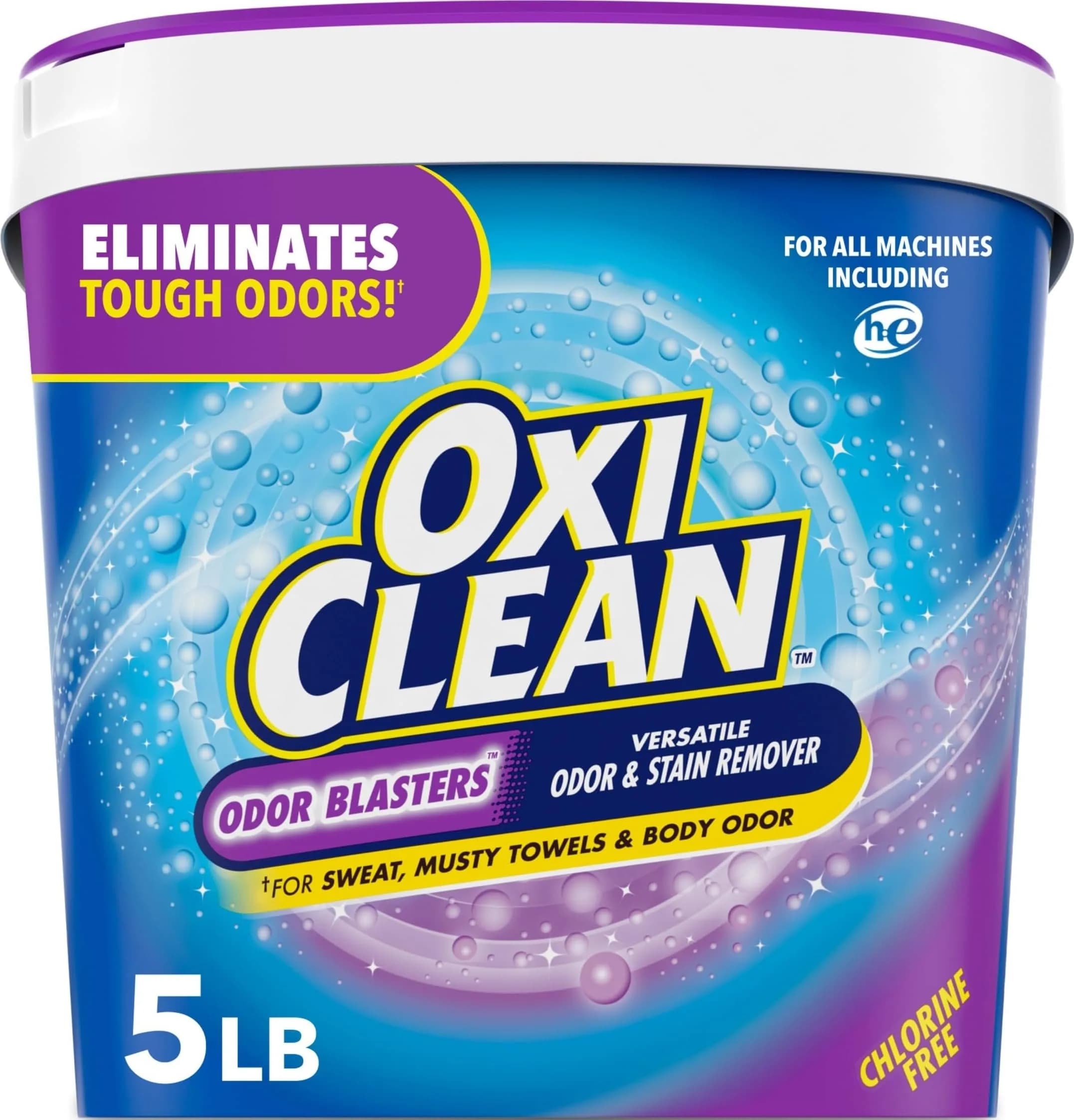 OxiClean Odor Blasters Versatile Odor and Stain Remover Powder 2.27 kg (5 lb) | Oxygen-Powered Stain & Odor Eliminator - main product image