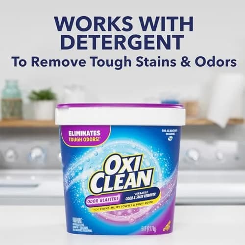OxiClean Odor Blasters Versatile Odor and Stain Remover Powder 2.27 kg (5 lb) | Oxygen-Powered Stain & Odor Eliminator thumbnail 5