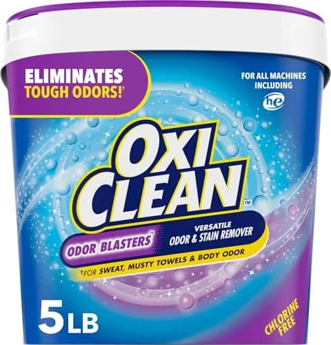 OxiClean Odor Blasters Versatile Odor and Stain Remover Powder 2.27 kg (5 lb) | Oxygen-Powered Stain & Odor Eliminator thumbnail 1