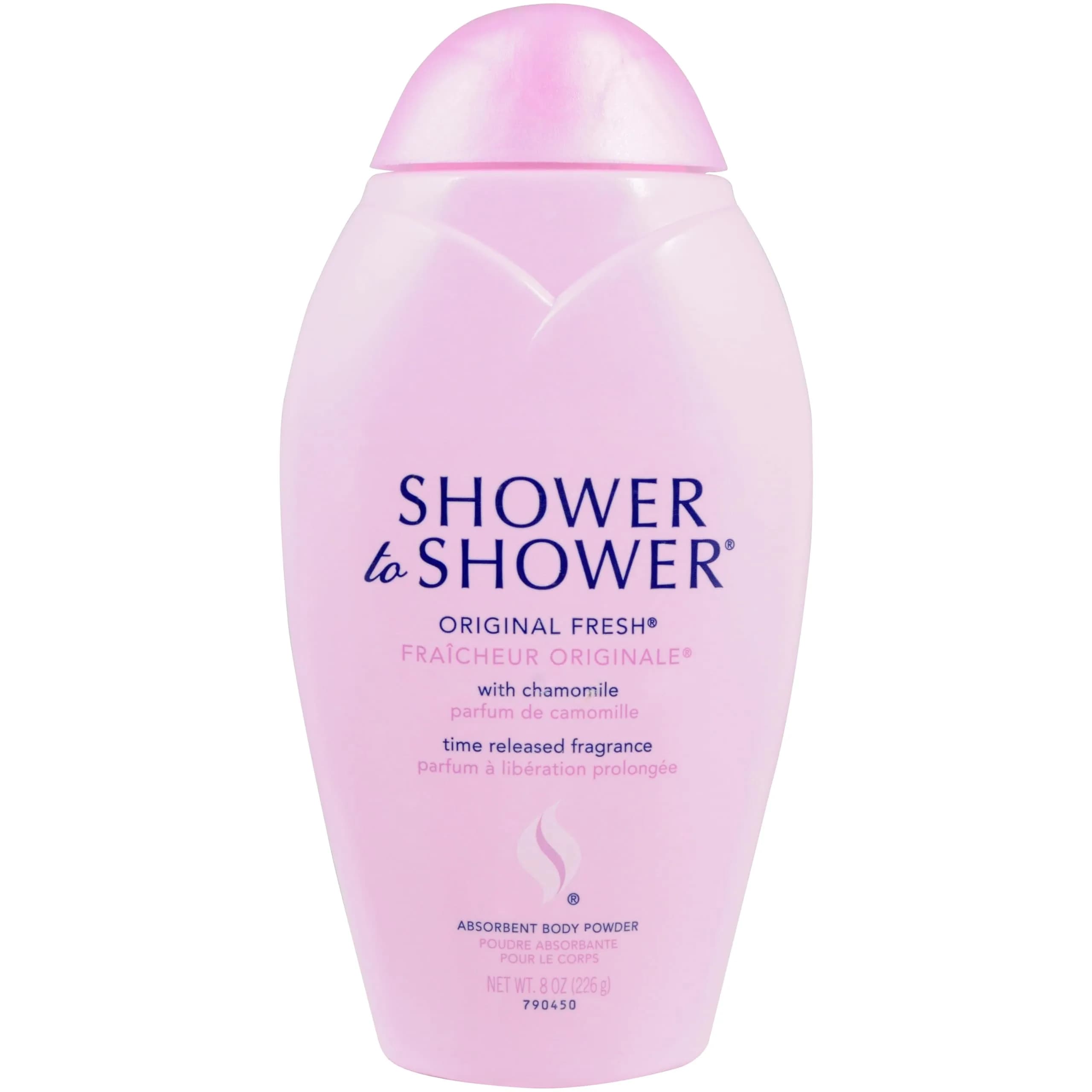 Shower To Shower Original Fresh Body Powder with Chamomile | Talc-Free Sweat Absorbing Deodorizer (70-120c)