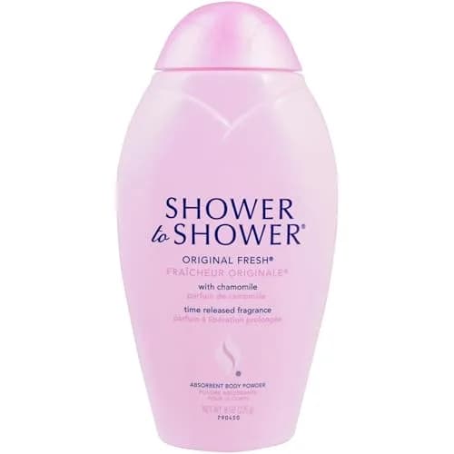 Shower To Shower Original Fresh Body Powder with Chamomile | Talc-Free Sweat Absorbing Deodorizer (70-120c) thumbnail 1