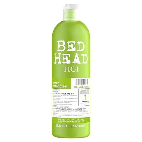 TIGI Bed Head Re-Energize Daily Shampoo for Normal Hair, 750ml (25.36 fl oz) | Hydrating & Strengthening — 750 Fl Oz