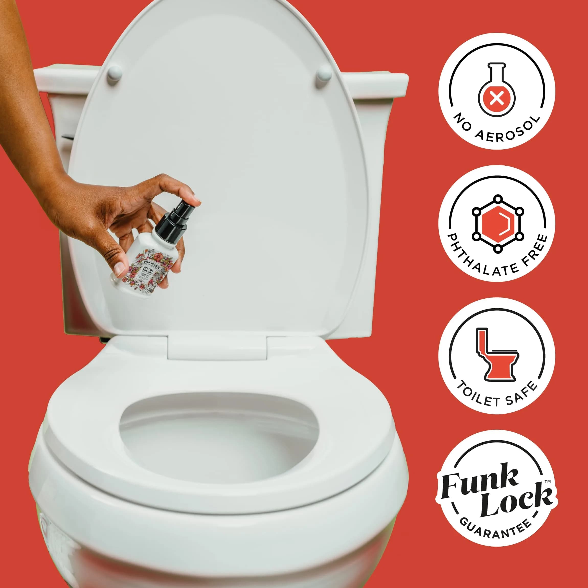 Poo-Pourri Tropical Hibiscus Before-You-Go Toilet Spray 118ml (4 Fl Oz) | Prevents Odors with Natural Essential Oils - view 4