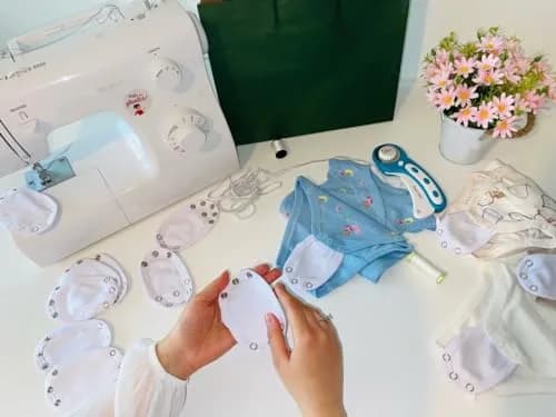 Matissa Baby Bodysuit Extender Pack of 2 | Adjustable Length for Bodysuits (4.5 x 3 inches) thumbnail 8