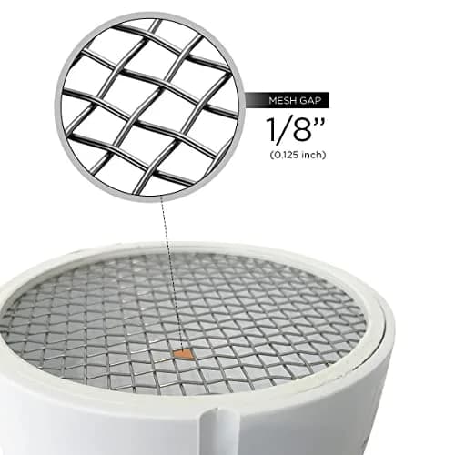 RAVEN 3" PVC Termination Cap Mesh Screen Vent Cover with 3.5" Outer Diameter | Prevents Debris & Wildlife Entry thumbnail 8