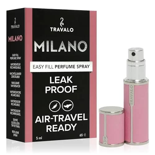 Travalo Milano Perfume Atomizer 0.2 Oz | Leak-Proof, TSA Approved, Reusable Pink thumbnail 1