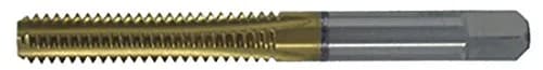 Viking Drill and Tool 37773 Type 33-UBN Straight Flute Bottom Style Magnum Super Premium Tap Bit, 4.5-0.75mm | Titanium Coated, Metric