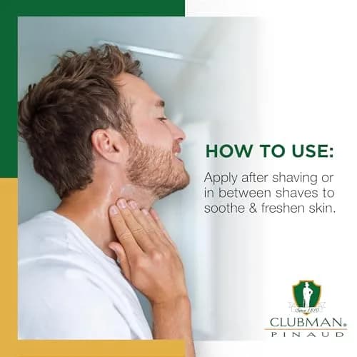 Clubman Pinaud After Shave Lotion – Classic Barbershop Scent, 946ml (32 Fl Oz) Pack of 2 | Soothes Skin Post-Shave thumbnail 5
