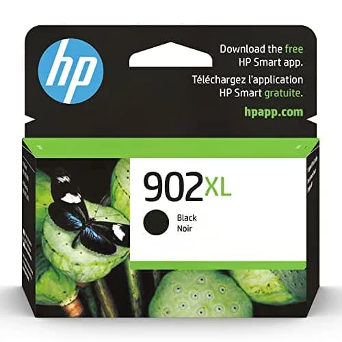 HP 902XL Black High-Yield Ink Cartridge | Fade-Resistant Documents & Brilliant Images - main product image