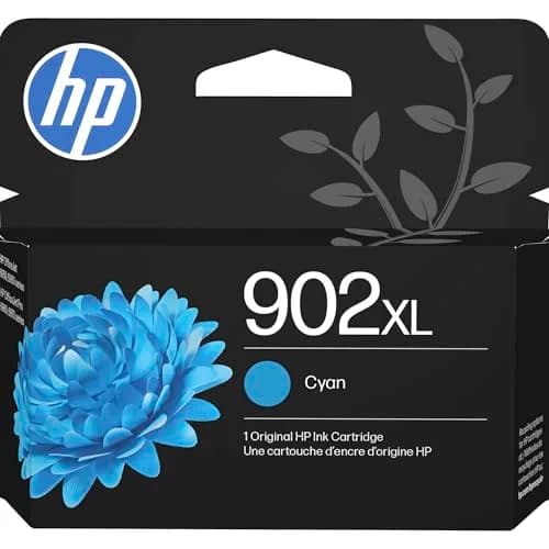 HP 902XL Yellow High-Yield Ink Cartridge | Fade-Resistant Documents & Brilliant Images — Cyan