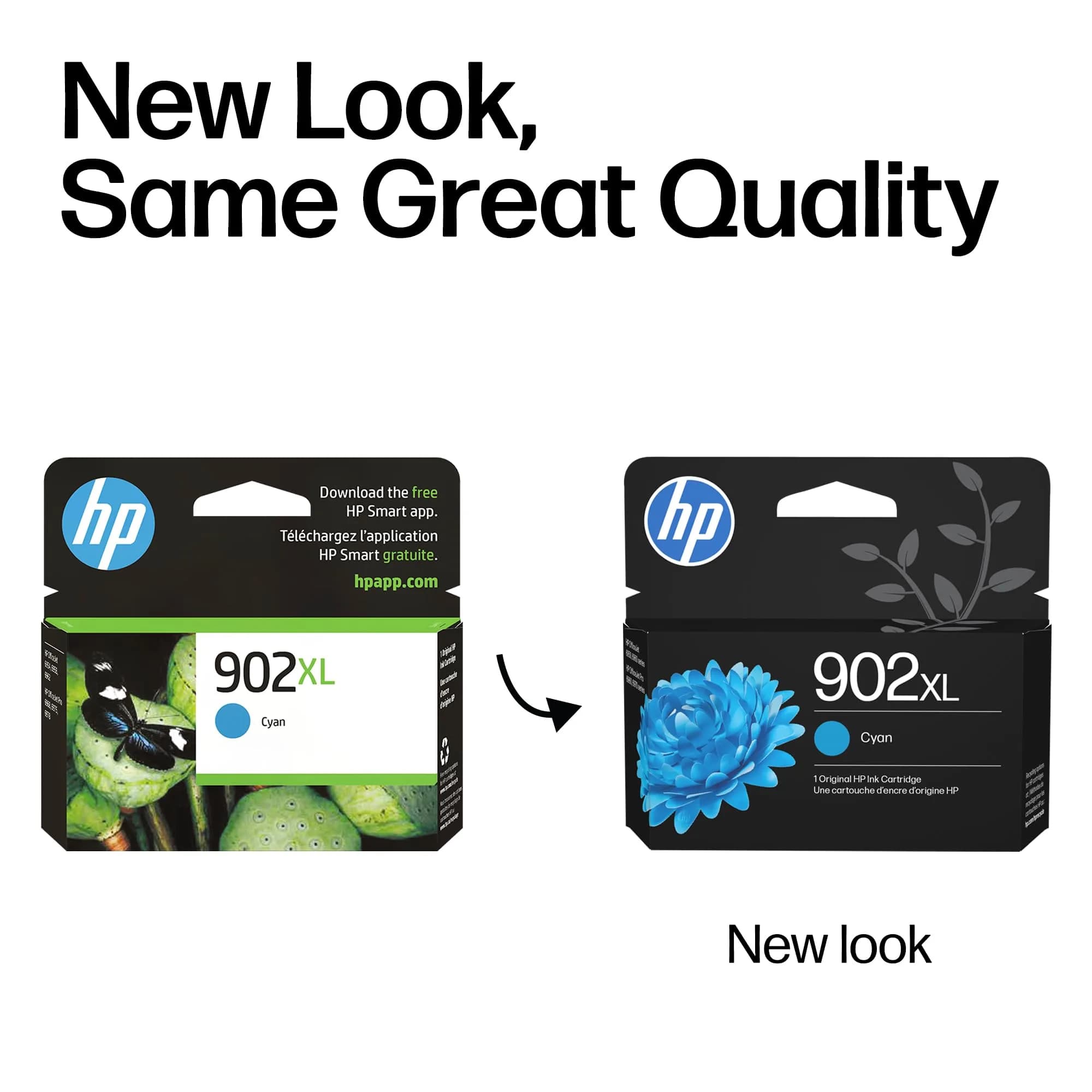 HP 902XL Cyan High-Yield Ink Cartridge | Fade-Resistant Documents & Brilliant Images | 1 Pack - view 3