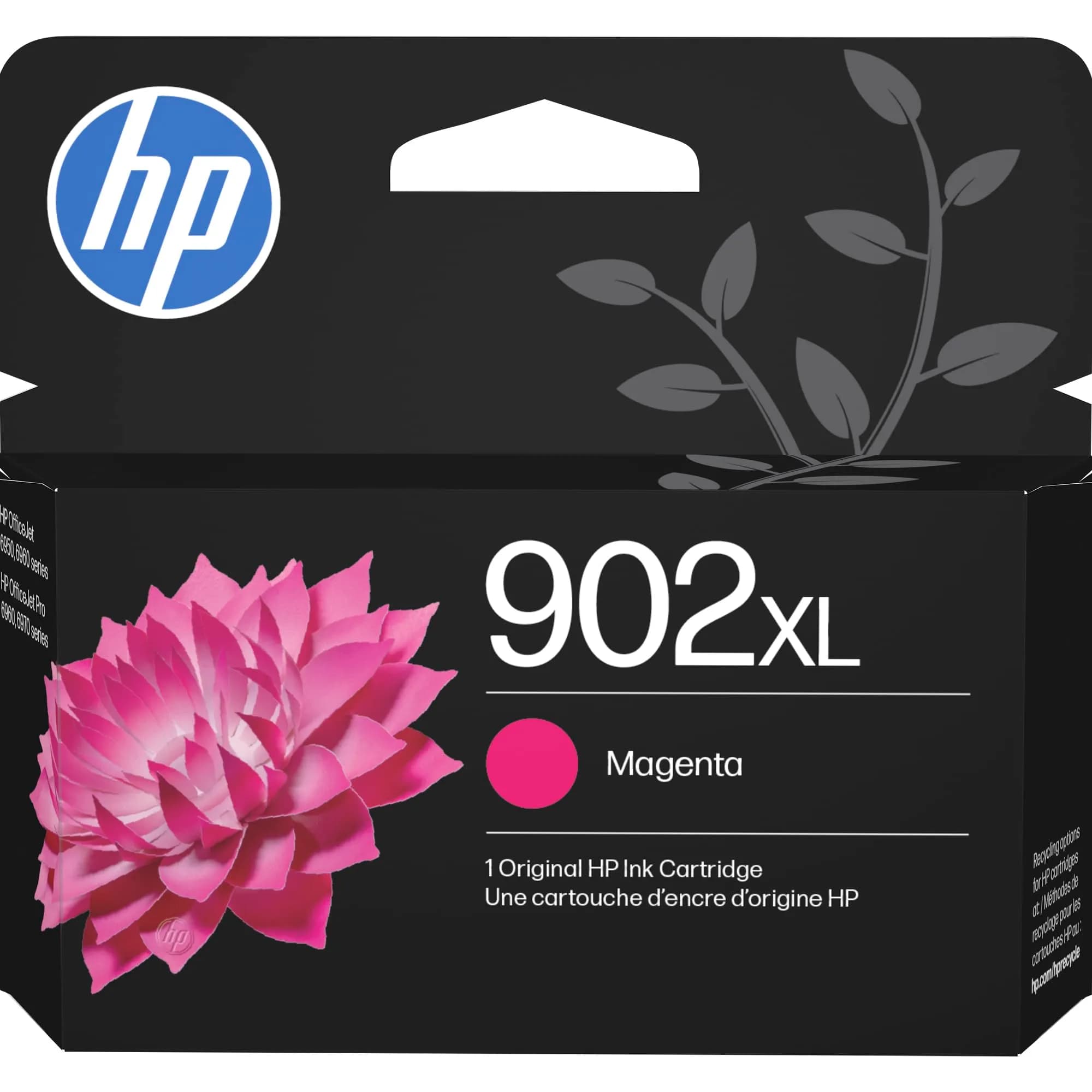 HP 902XL Magenta High-Yield Ink Cartridge | Fade-Resistant Documents & Brilliant Images - main product image