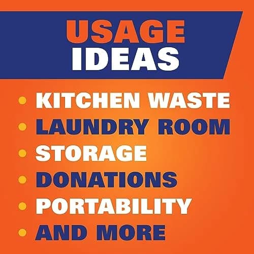 Hefty Ultra Strong 13 Gallon Kitchen Trash Bags, White, Clean Burst, 80 Count | 5.4 kg (11.9 lb) Bags for Home Waste Containment thumbnail 7