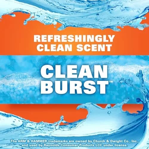 Hefty Ultra Strong 13 Gallon Kitchen Trash Bags, White, Clean Burst, 40 Count (1.76 lb) | 6-in-1 Protection for Indian Homes thumbnail 3