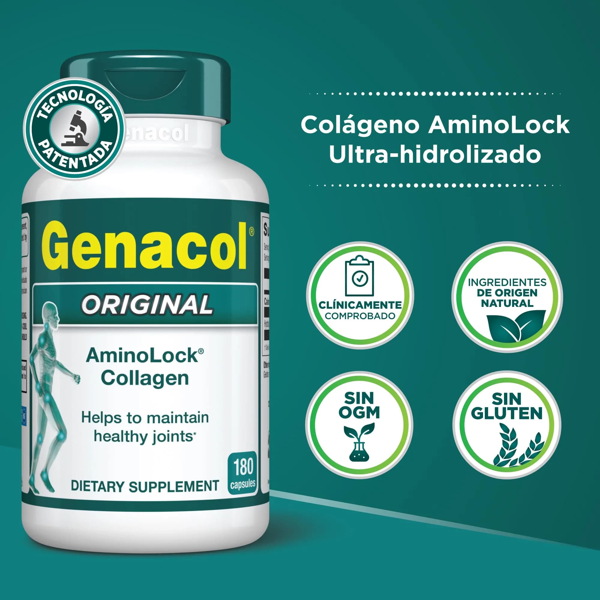 Genacol Original Hydrolyzed Collagen Joint Supplement 360 Count (120-Day Supply) | Clinically Tested AminoLock Peptides for Joint Health - view 3