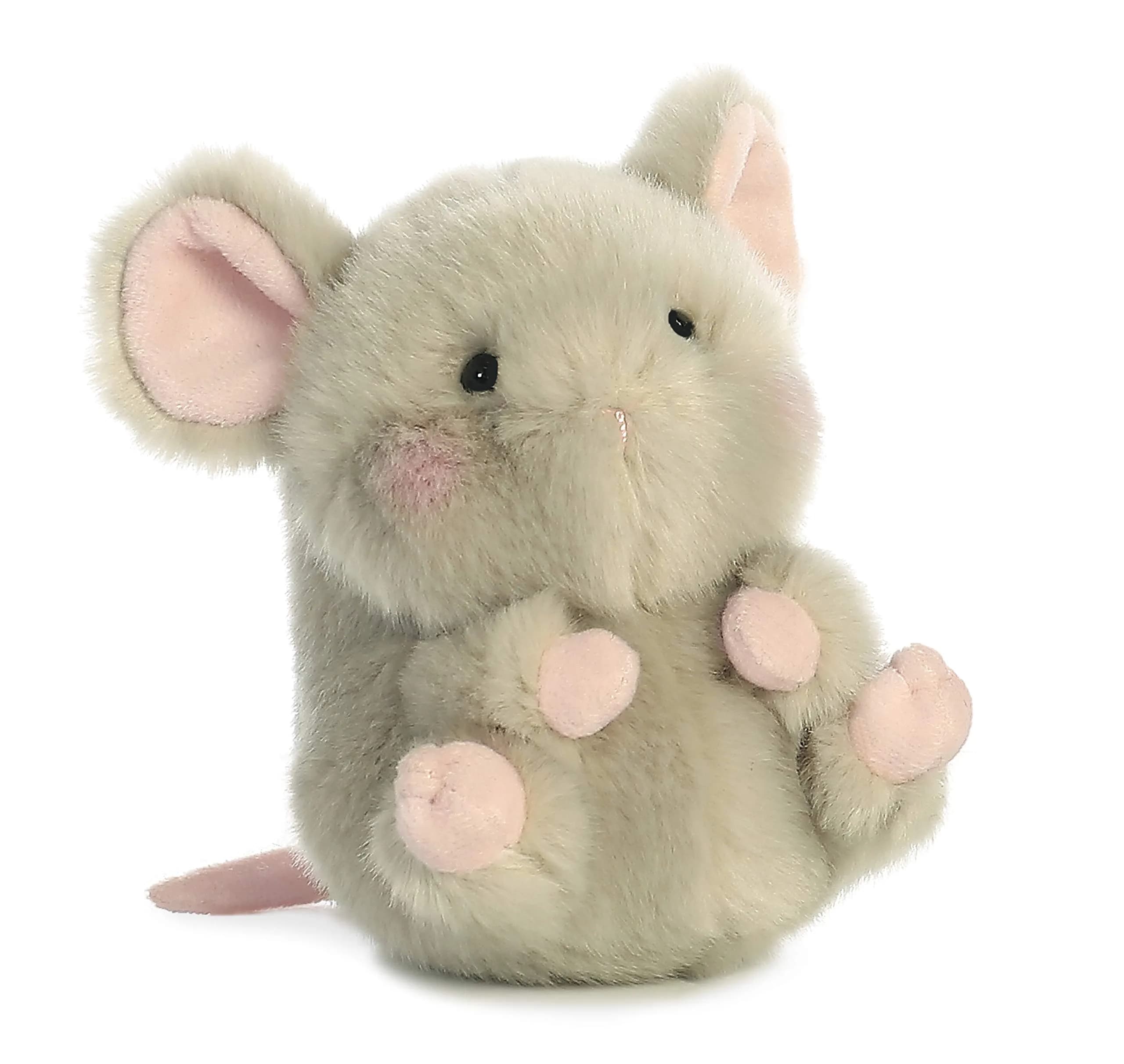 Aurora Rolly Pet Frisk Mouse Stuffed Animal 12.7cm (5") | ASTM-Tested for Ages 1+ - main product image