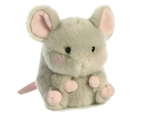 Aurora Rolly Pet Frisk Mouse Stuffed Animal 12.7cm (5") | ASTM-Tested for Ages 1+ thumbnail 2