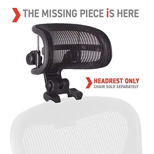 Engineered Now Headrest for Herman Miller Aeron Chair H4 | Adjustable Neck Support (70-120 chars) thumbnail 2