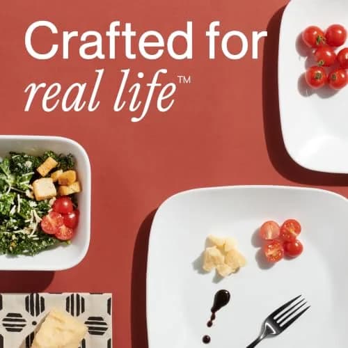 Corelle White 2-Piece 32-Ounce Square Bowl Set | Durable, Lightweight, Microwave & Dishwasher Safe thumbnail 6
