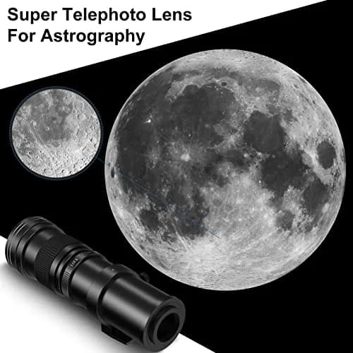 lightdow F 420-800mm F8.3 Telephoto Zoom Lens (MF) for Nikon DSLR | Manual Focus, 420-800mm, F8.3-16, HD Coating thumbnail 5