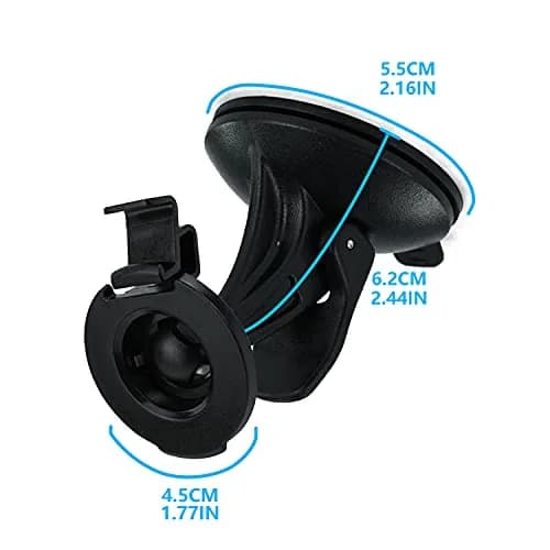 EKIND Car Windscreen Suction Cup Mount Holder for Garmin GPS Nuvi 52 | Strong Suction, Adjustable, Durable thumbnail 2