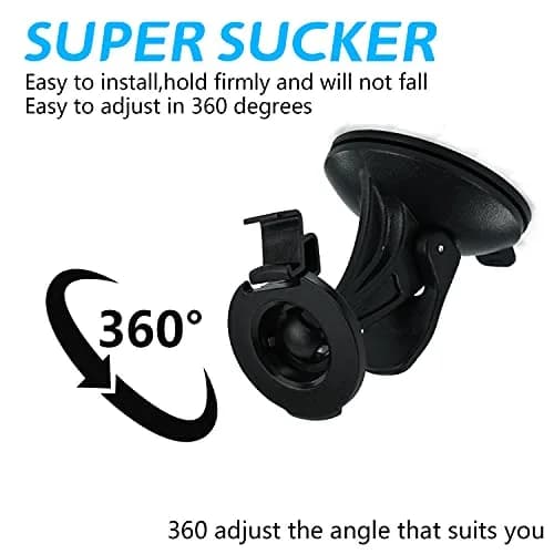 EKIND Car Windscreen Suction Cup Mount Holder for Garmin GPS Nuvi 52 | Strong Suction, Adjustable, Durable thumbnail 3