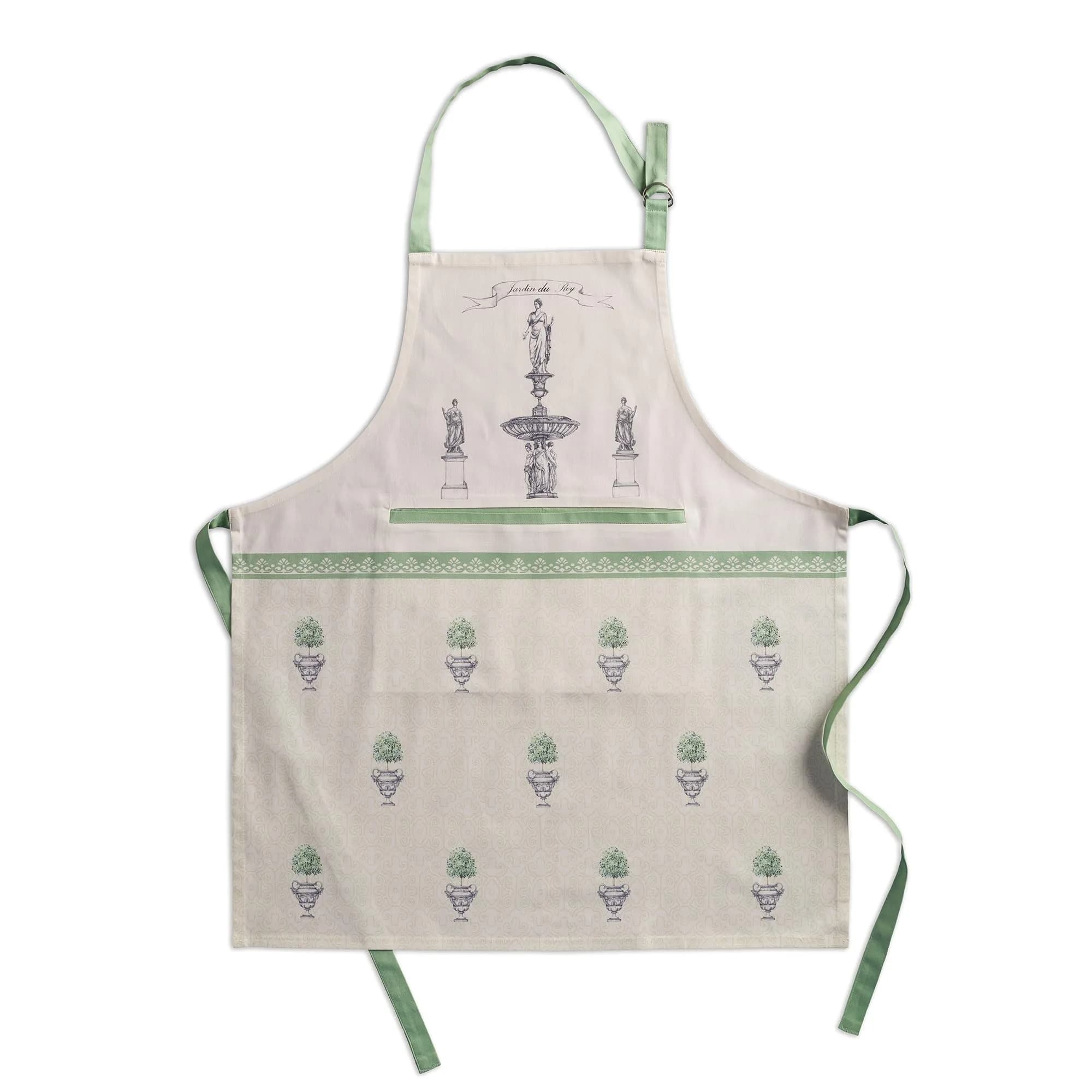 Maison d' Hermine Aprons for women with Pocket 100% Cotton | Stylish & Durable Kitchen Apron — 104 - Jardin Du Roy