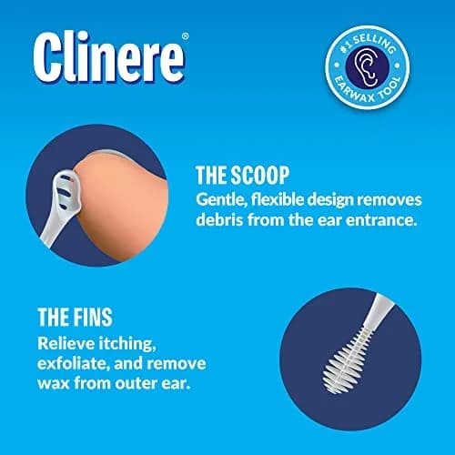 Clinere Ear Cleaners Ear Wax Removal Tool Itch Relief 36 Count | Safe & Gentle Ear Cleaning for Home Use thumbnail 3